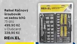 Tesco Reikel Ráčnový šroubovák se sadou bitů, 75 dílů nabídka