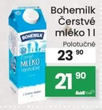 Kubík potraviny Bohemilk Čerstvé mléko nabídka