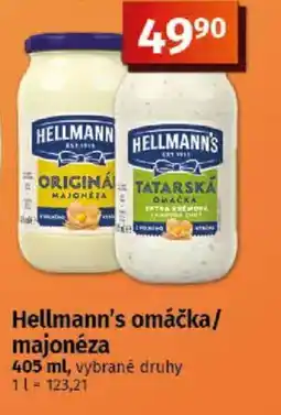 Coop HELLMANN'S Omáčka/ majonéza nabídka