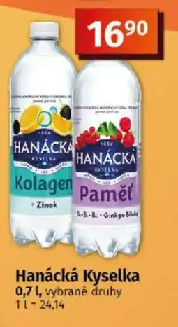 Coop HANÁCKÁ Kyselka nabídka