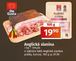Coop Anglická slanina nabídka