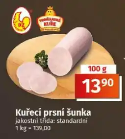 Coop Kuřecí prsní šunka nabídka
