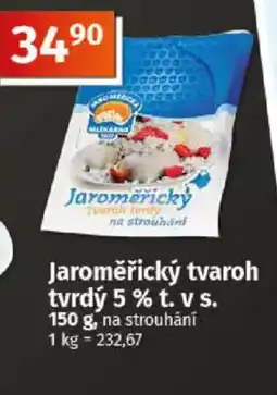 Coop Jaroměřický tvaroh tvrdý 5% t. v s. nabídka