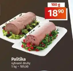 Coop Paštika nabídka