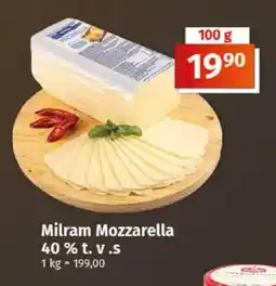 Coop MILRAM Mozzarella nabídka