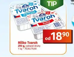 Coop MILKO Tvaroh nabídka