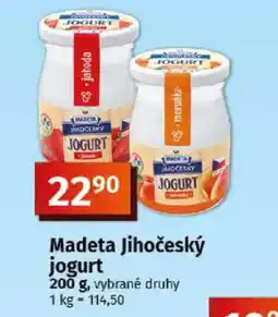 Coop MADETA Jihočeský joghurt nabídka
