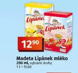 Coop MADETA Lipánek mléko nabídka