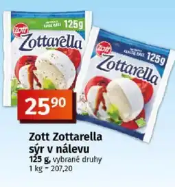 Coop ZOTT Zottarella sýr v nálevu nabídka