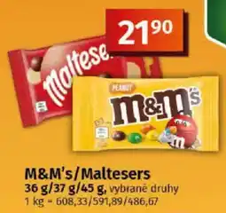 Coop M&M's/Maltesers nabídka