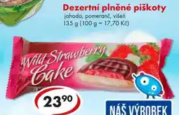 CBA Dezertní plněné piškoty nabídka