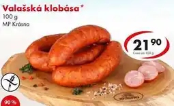 CBA Valašská klobása nabídka