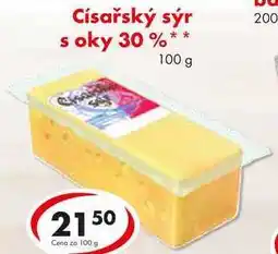 CBA Císařský sýr s oky 30% nabídka