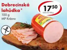 CBA Debrecínská lahůdka nabídka