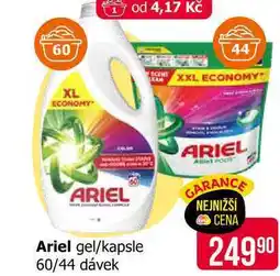 Teta Ariel gel/kapsle 60/44 dávek nabídka
