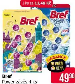 Teta Bref Power Aktiv WC blok 4x50ml, vybrané druhy 200g nabídka