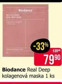 Teta Biodance Real Deep kolagenová maska 1 ks nabídka