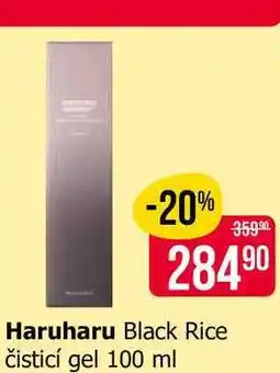 Teta Haruharu Black Rice čisticí gel nabídka