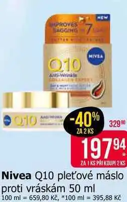 Teta Nivea Q10 pleťové máslo proti vráskám nabídka