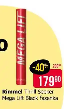 Teta Rimmel Thrill Seeker Mega Lift Black řasenka nabídka