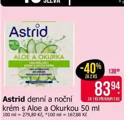 Teta Astrid denní a noční krém s Aloe a Okurkou nabídka