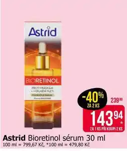 Teta Astrid Bioretinol sérum nabídka
