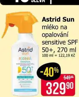 Teta Astrid Sun mléko na opalování sensitive SPF 50+, 270 ml nabídka