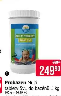 Teta Probazen Multi tablety 5v1 do bazénů nabídka