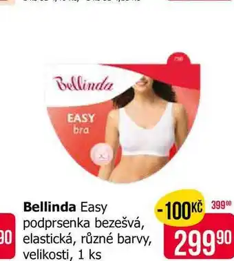 Teta Bellinda Easy podprsenka bezešvá, elastická, různé barvy, velikosti, 1 ks nabídka
