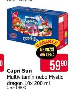 Teta Capri Sun Multivitamín nebo Mystic dragon nabídka