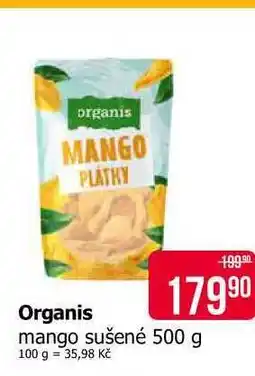 Teta Organis mango sušené nabídka