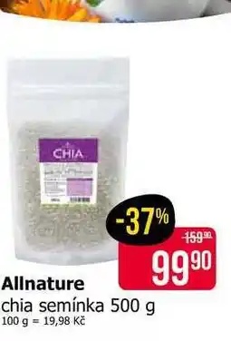 Teta Allnature chia semínka nabídka