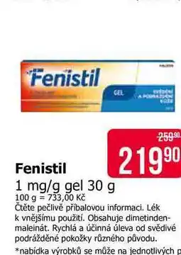 Teta Fenistil 1 mg/g gel nabídka