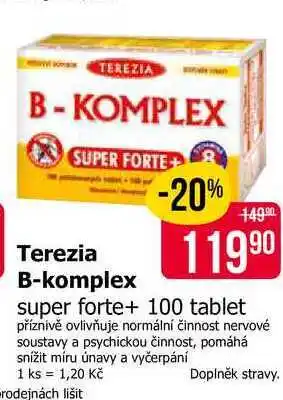Teta Terezia B-komplex super forte+ 100 tablet nabídka