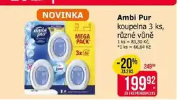 Teta Ambi Pur koupelna 3 ks, různé vůně nabídka