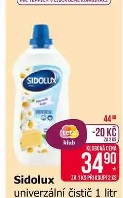 Teta Sidolux univerzální čistič 1 litr nabídka
