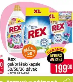 Teta Rex gel/prášek/kapsle 50/50/36 dávek nabídka