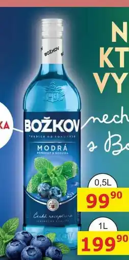 BENE Nápoje BOŽKOV PEPRMINT & BORŮVKA nabídka