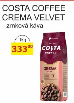 BENE Nápoje COSTA COFFEE CREMA VELVET - zrnková káva nabídka