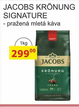 BENE Nápoje JACOBS KRÖNUNG SIGNATURE - pražená mletá káva nabídka