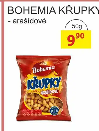 BENE Nápoje BOHEMIA KŘUPKY arašídové nabídka