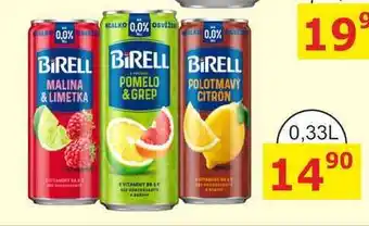 BENE Nápoje Birell ochucený 330ml, vybrané druhy plechovka nabídka