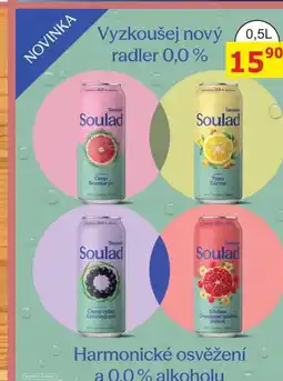 BENE Nápoje Soulad - radler 0,5l plech nabídka