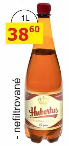 BENE Nápoje Pivovar Kácov Hubertus Světlé výčepní pivo 1l nefiltrované nabídka