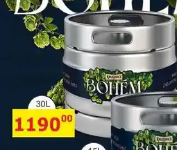 BENE Nápoje KRUŠOVICE BOHÉM 30L sud nabídka