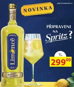 BENE Nápoje Limoncé Aperitivo Siciliana nabídka