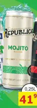BENE Nápoje REPUBLICA MOJITO 0,25L míchaný nápoj plech nabídka