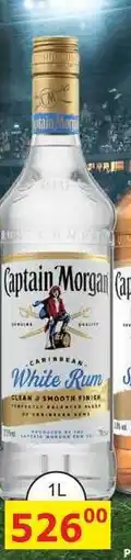 BENE Nápoje Captain Morgan White Rum nabídka