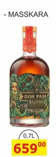 BENE Nápoje DON PAPA MASSKARA nabídka
