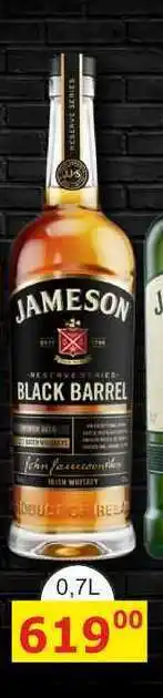 BENE Nápoje JAMESON BLACK BARREL nabídka